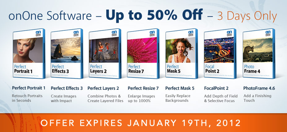 onOne Software Sale