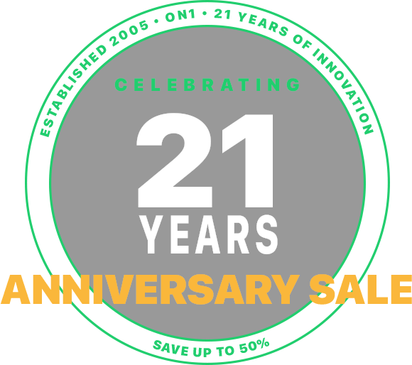 On1 21St Anniversary Sale: Up To 60% Off