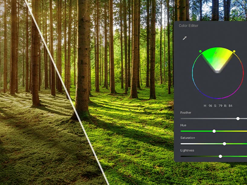Add effects, remove noise, retouch portraits