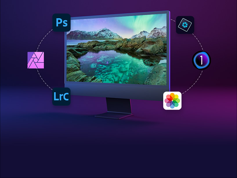 Works as a standalone or with Lightroom/Photoshop
