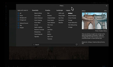 Find Your Favorite Filters Faster