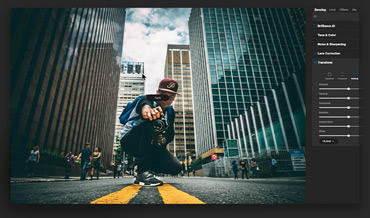 Fix Crooked Buildings Without Losing Image Edge