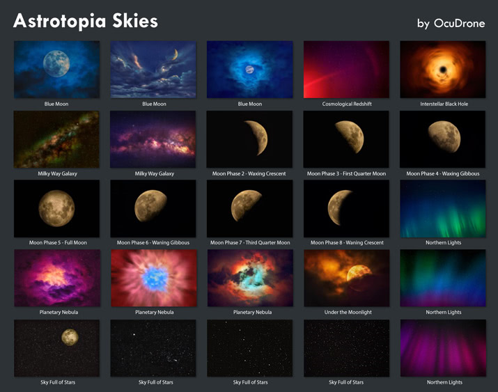 What's Included with the OcuDrone Astrotopia Sky Pack