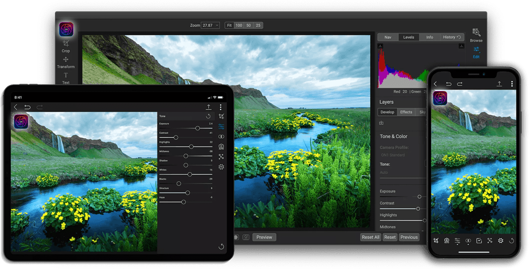 The Photo Editing Solution for Desktop and Mobile