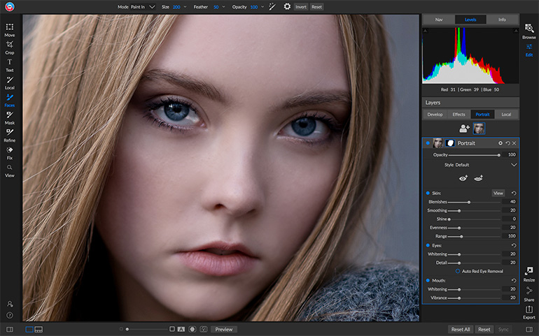New Portrait Tools - After