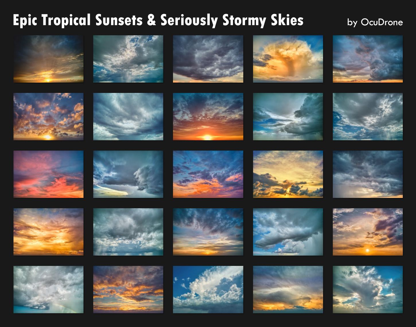 Epic Tropical Sunsets & Seriously Stormy Skies