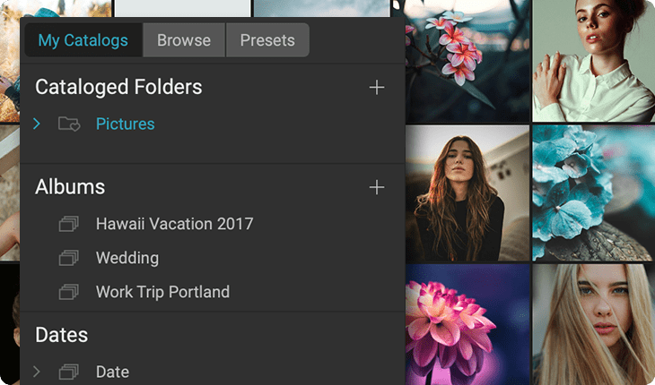 on1 photo raw albums cataloged folders on1 photo raw albums cataloged folders