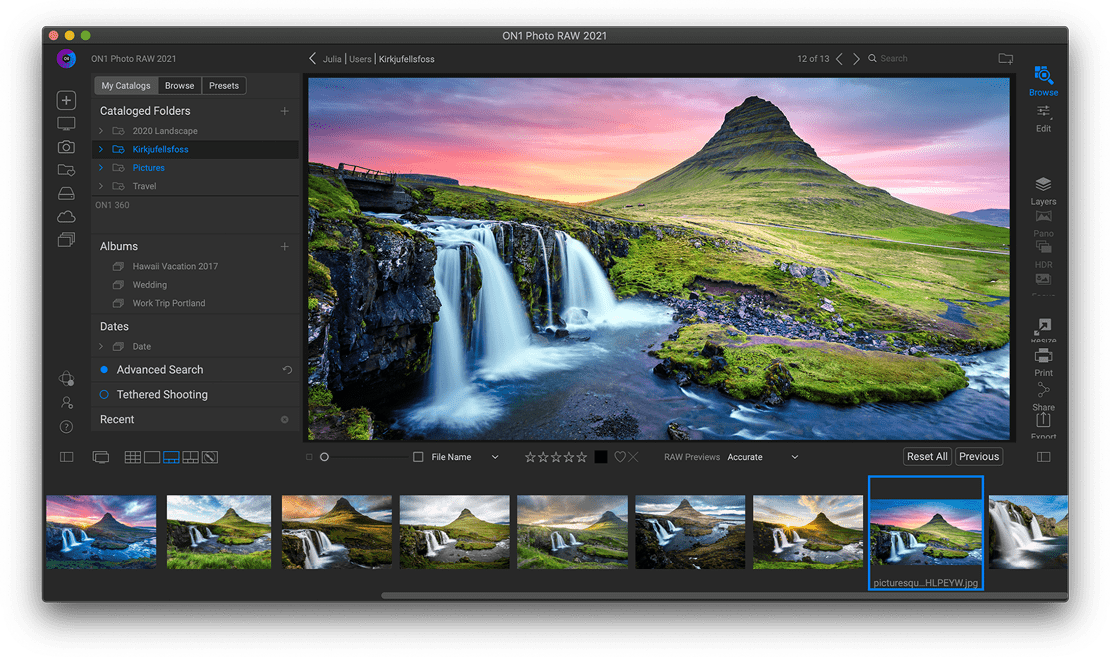 ON1 Photo RAW 2021.5 v15.5.0.10362 (x64) Multilingual Organize