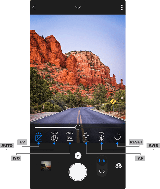 A Pro-Grade Camera App for Mobile Photo Editing