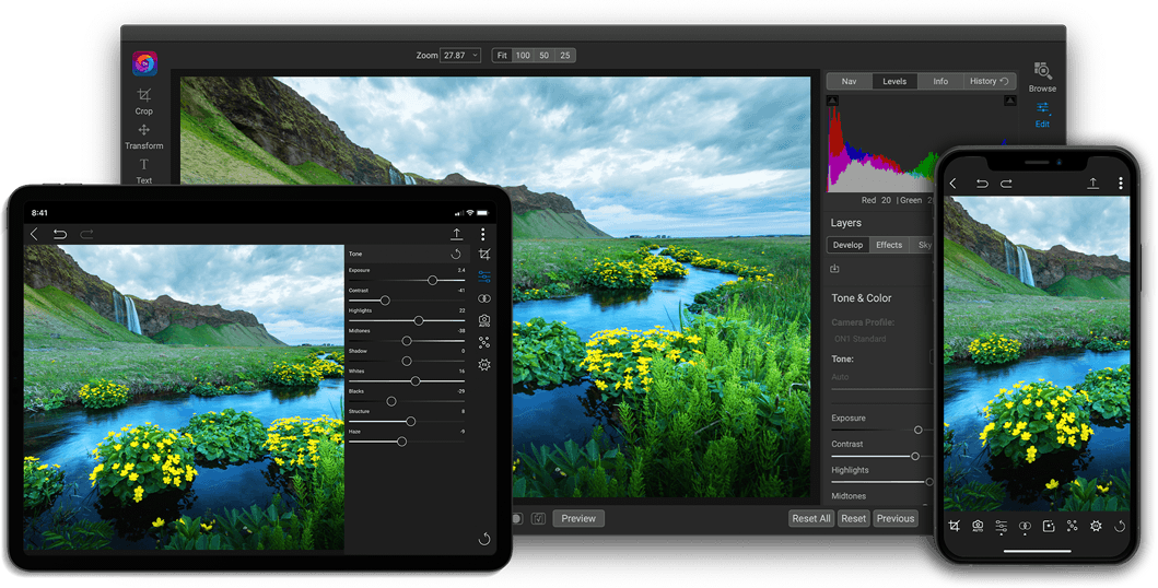 The Photo Editing Solution for Desktop and Mobile