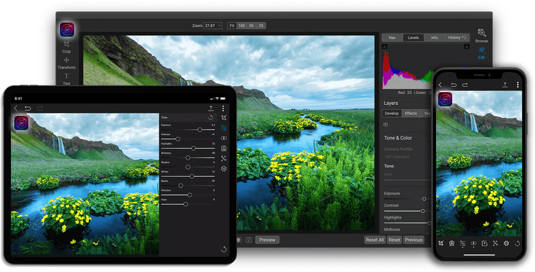 The Photo Editing Solution for Desktop and Mobile