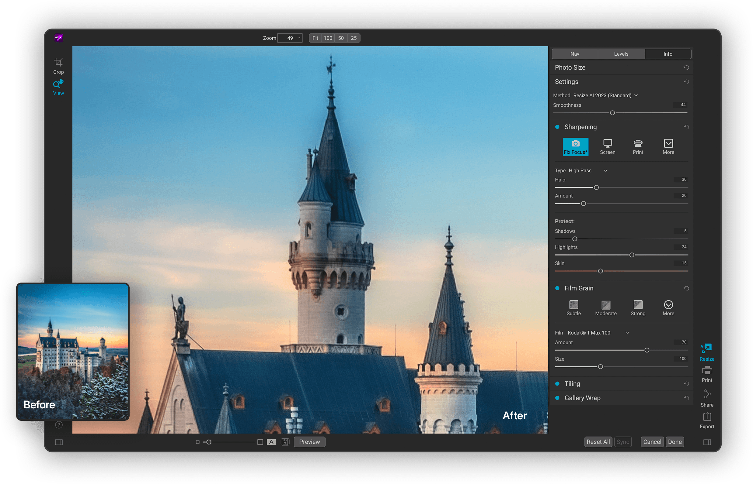 AI Image Resizer & Photo Enlargement Software - ON1